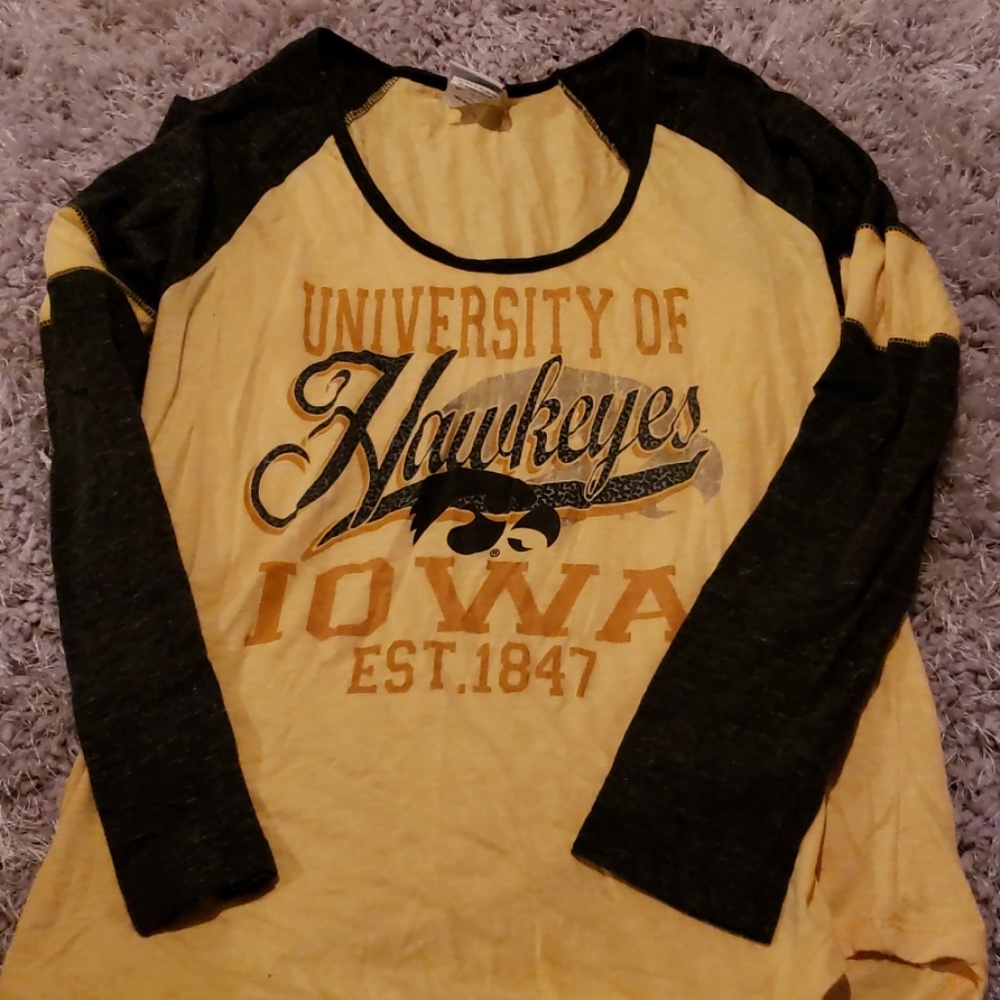 Iowa Hawkeyes long sleeve tshirt